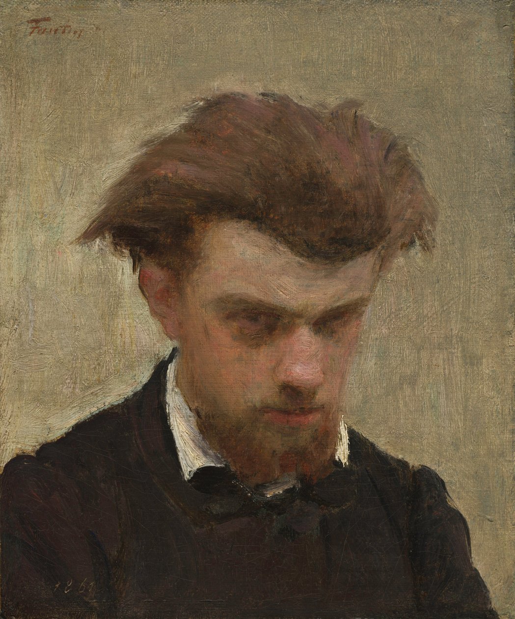 Self-Portrait by Ignace Henri Jean Fantin Latour