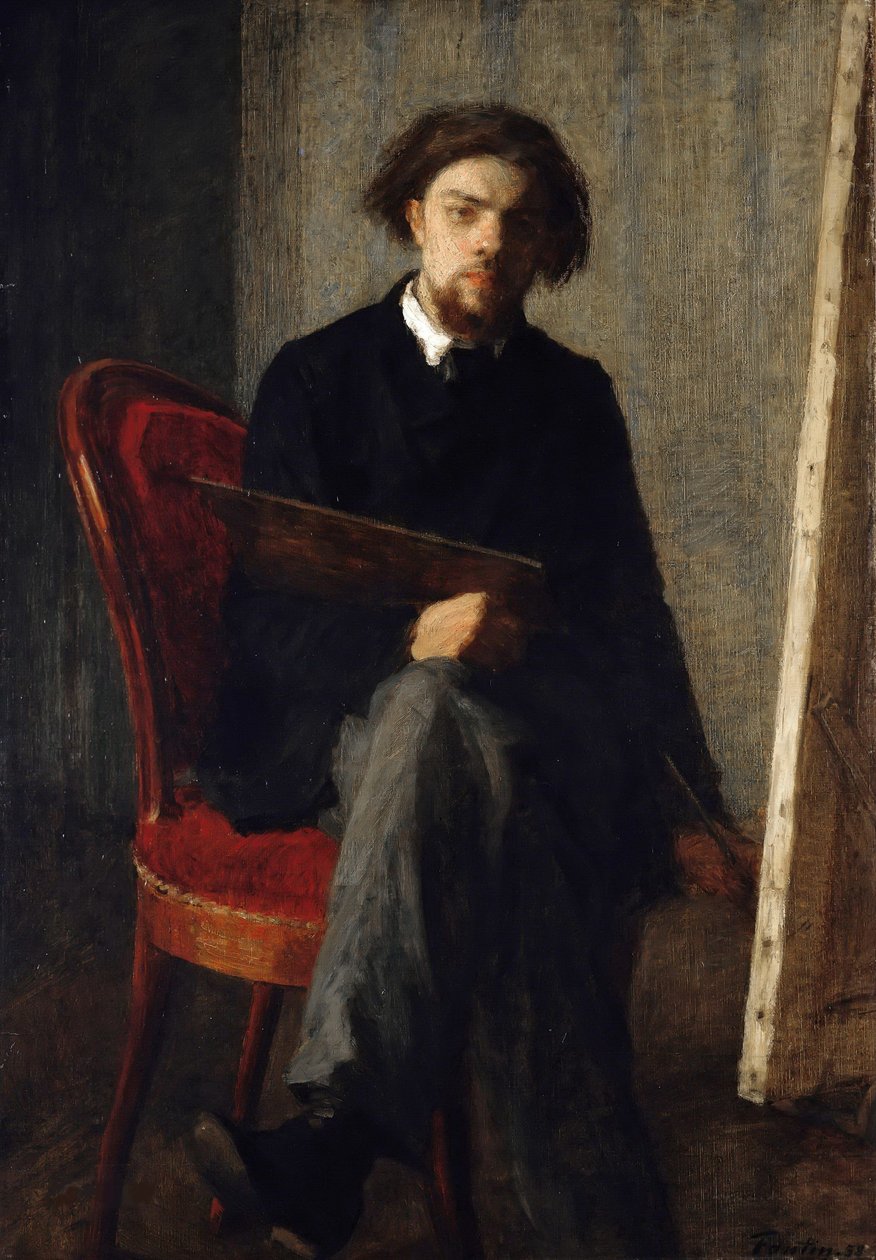 Self-Portrait by Ignace Henri Jean Fantin Latour
