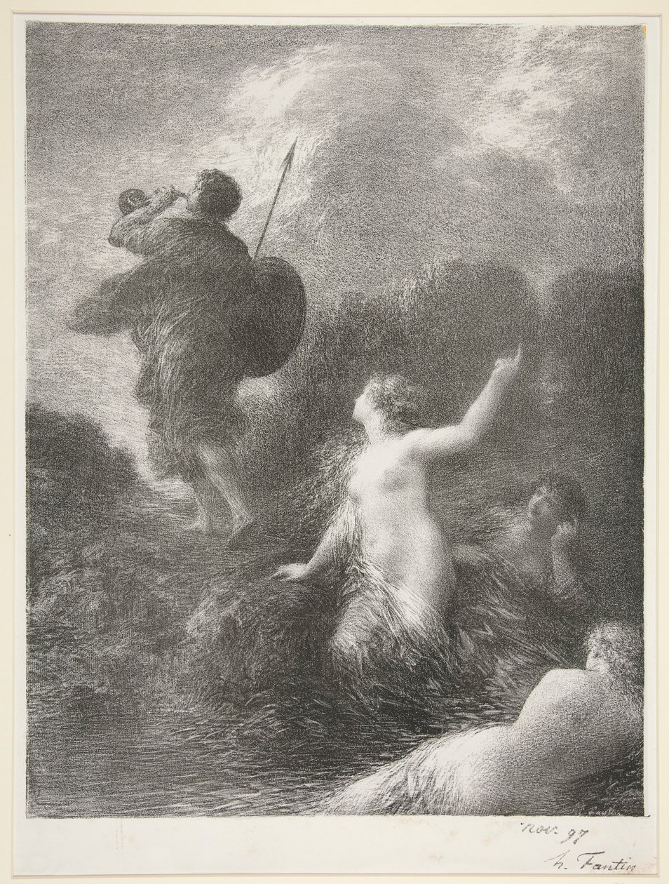 Siegfried and the Rhine Maidens by Ignace Henri Jean Fantin Latour