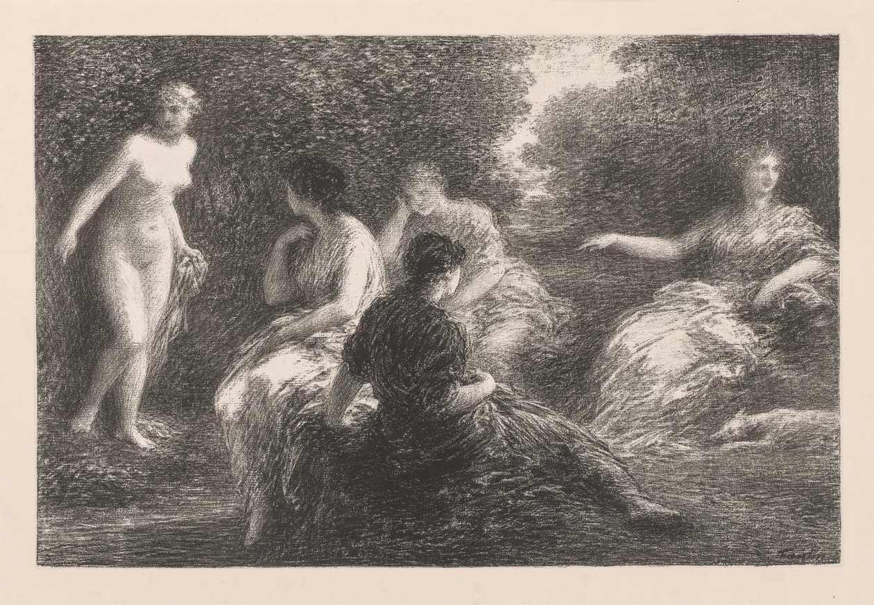 The Bathers by Ignace Henri Jean Fantin Latour