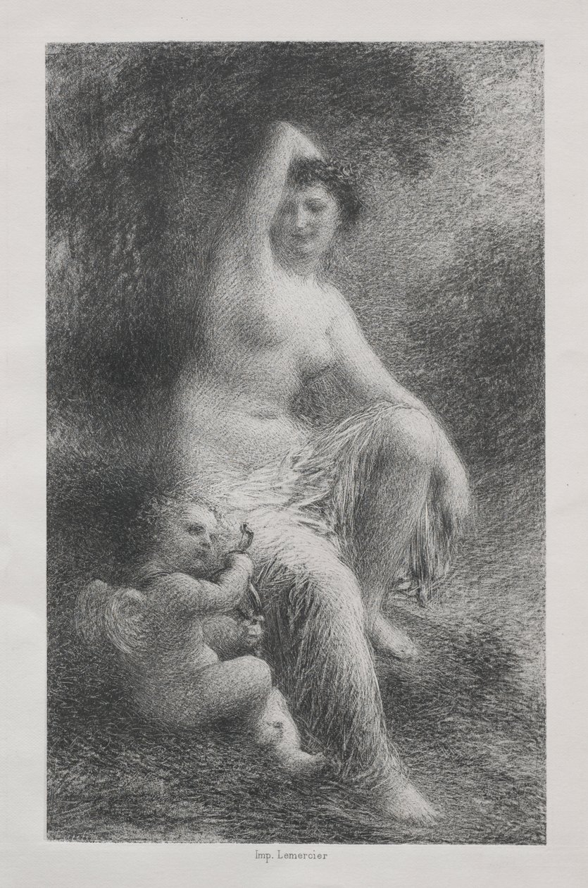 Venus and Cupid by Ignace Henri Jean Fantin Latour