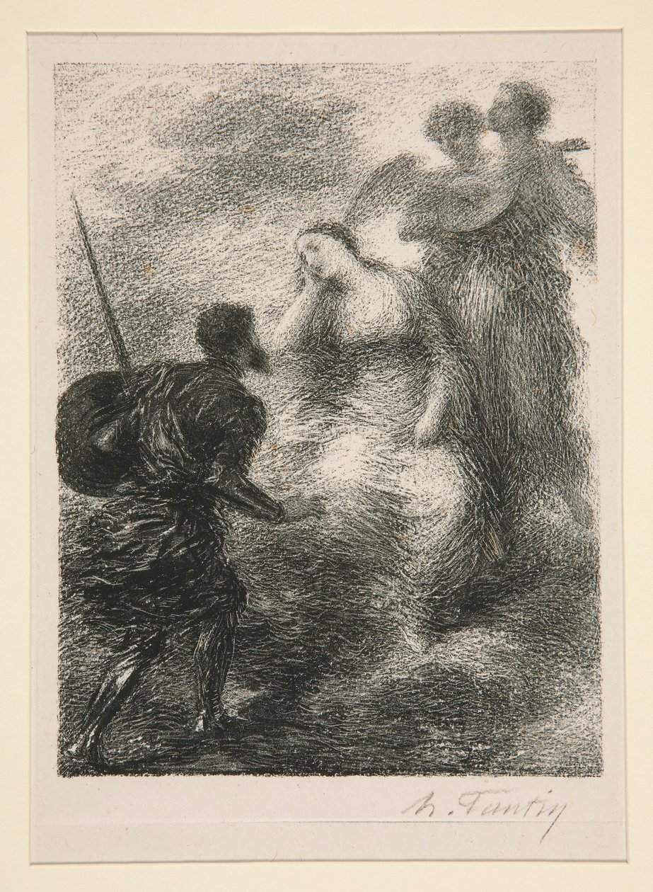 Vision of Oberon by Ignace Henri Jean Fantin Latour