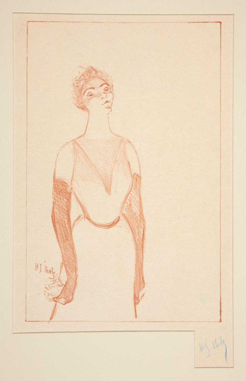 Yvette Guilbert by Henri Gabriel Ibels