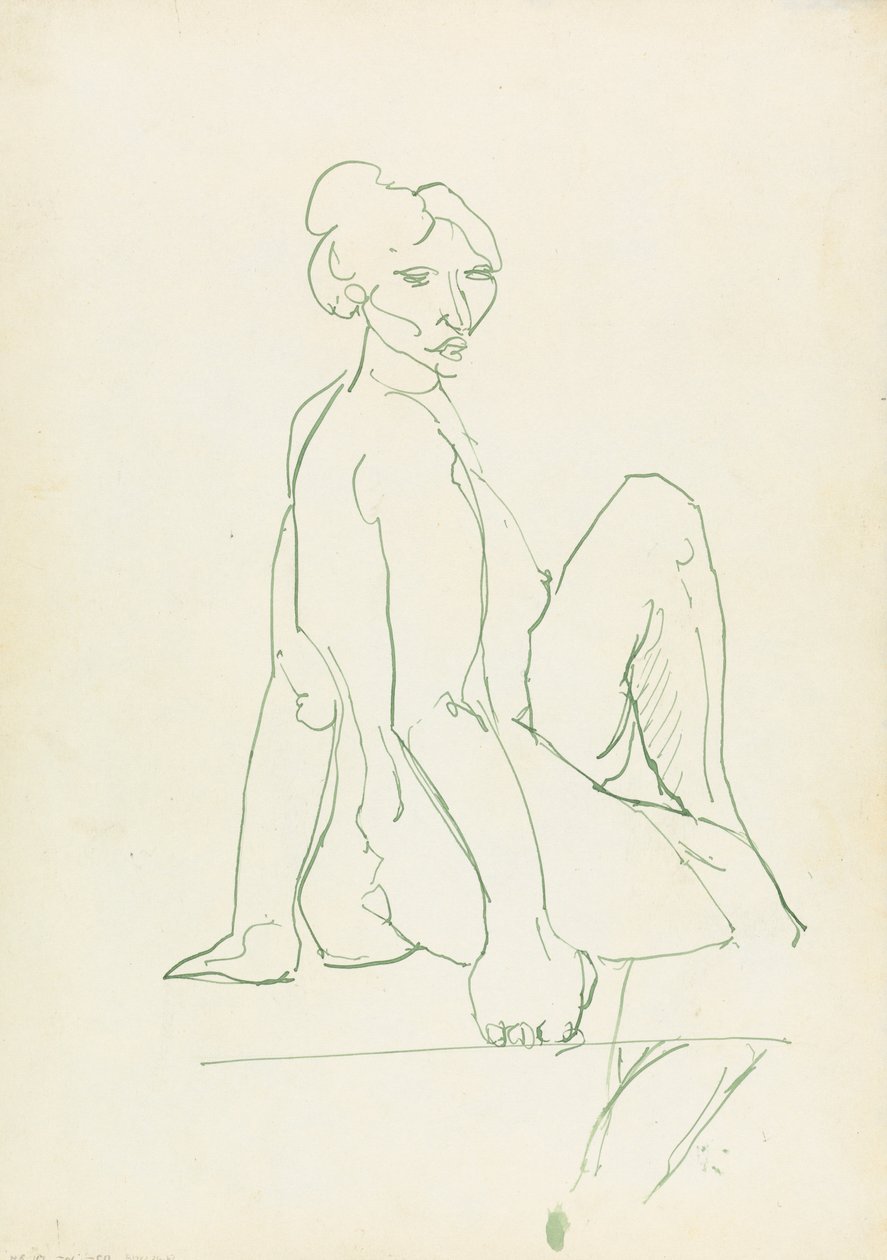 Seated Female Figure by Henri Gaudier Brzeska