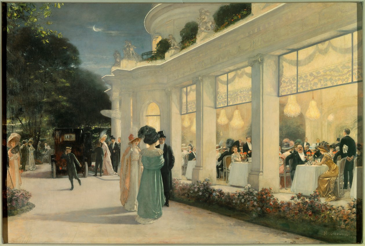 Dinner at Pre Catelan by Henri Gervex