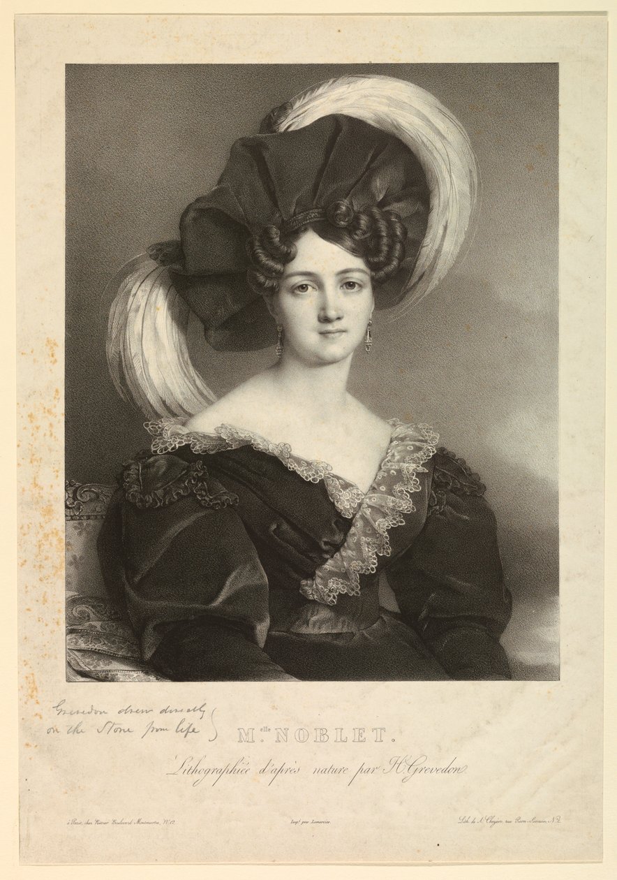 Melle Noblet by Henri Grevedon