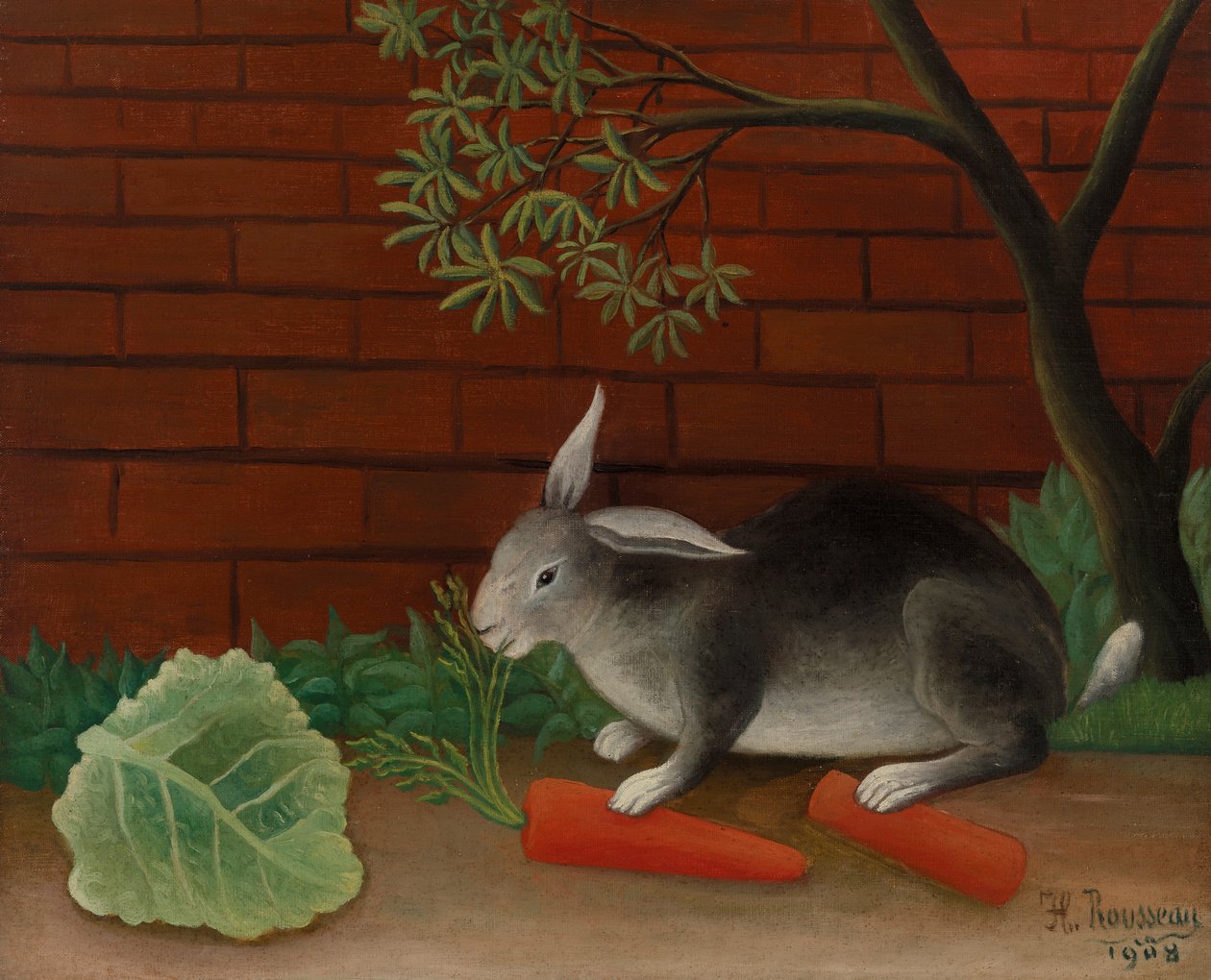 Rabbit by Henri J.F. 1844 1910 Rousseau