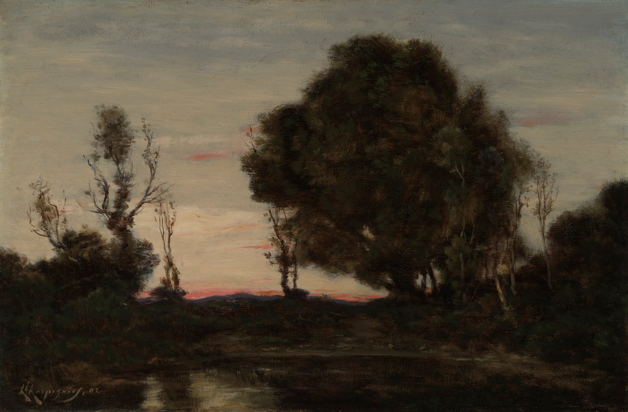 Landscape at Dusk by Henri Joseph Harpignies