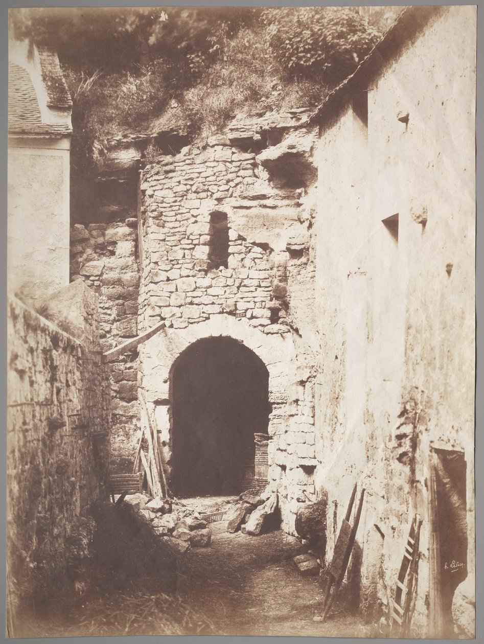 Behind the Troglodyte Farm by Henri Le Secq