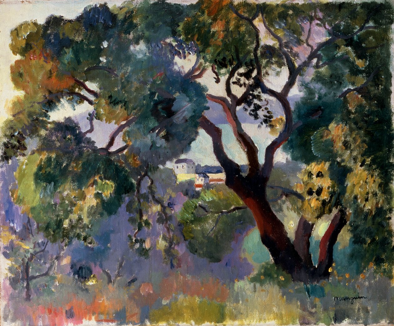 Landscape in Saint-Tropez by Henri Manguin