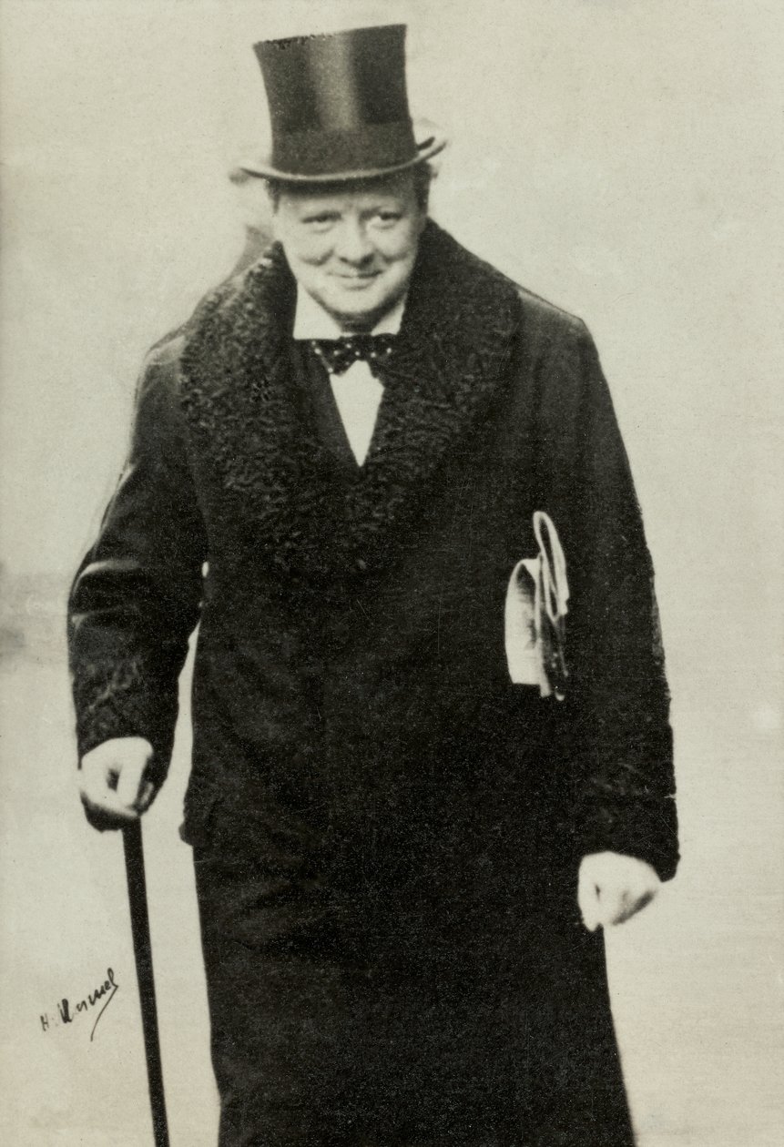 Portrait of Winston Churchill by Henri Manuel