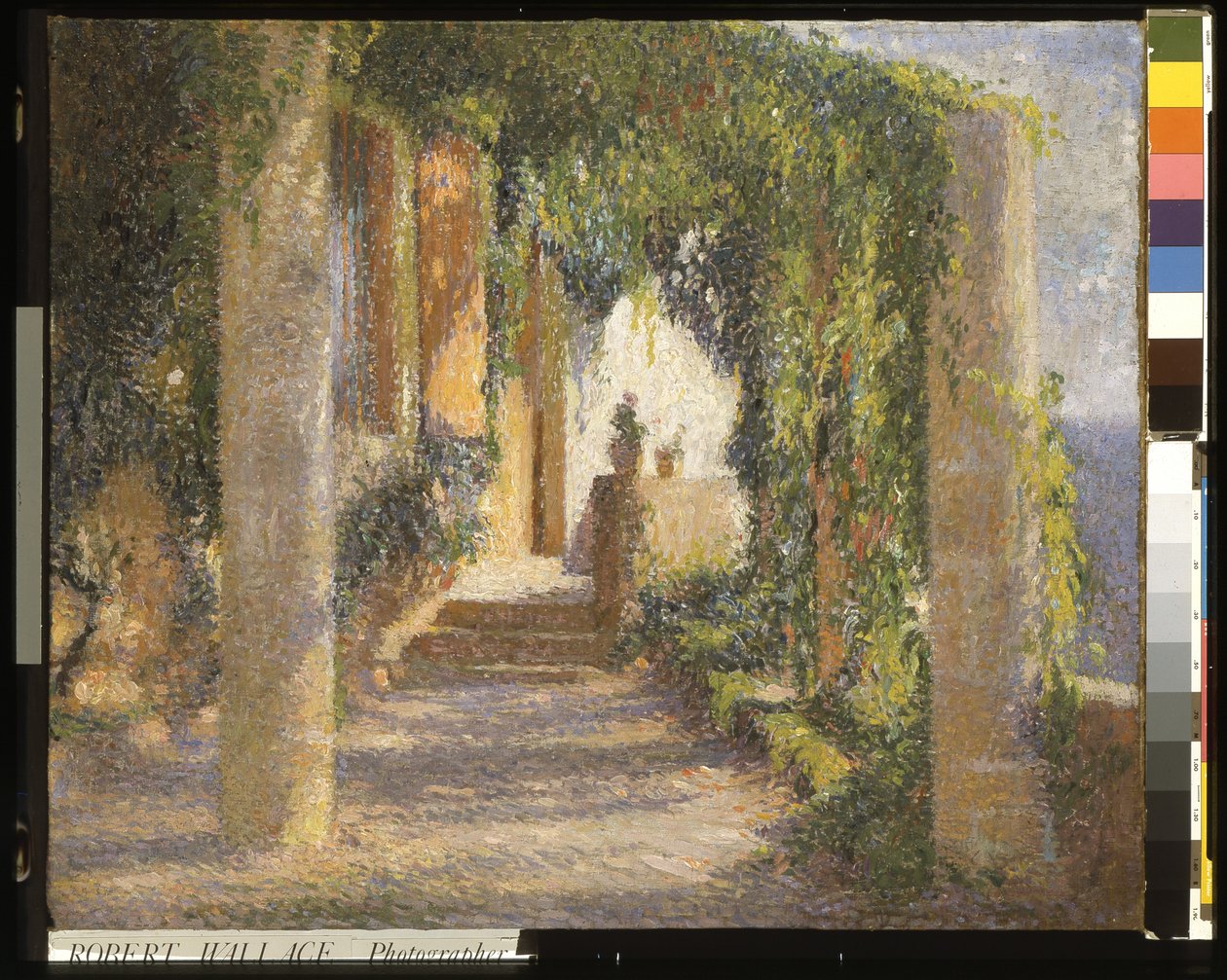The Pergola (La Pergola) by Henri Martin