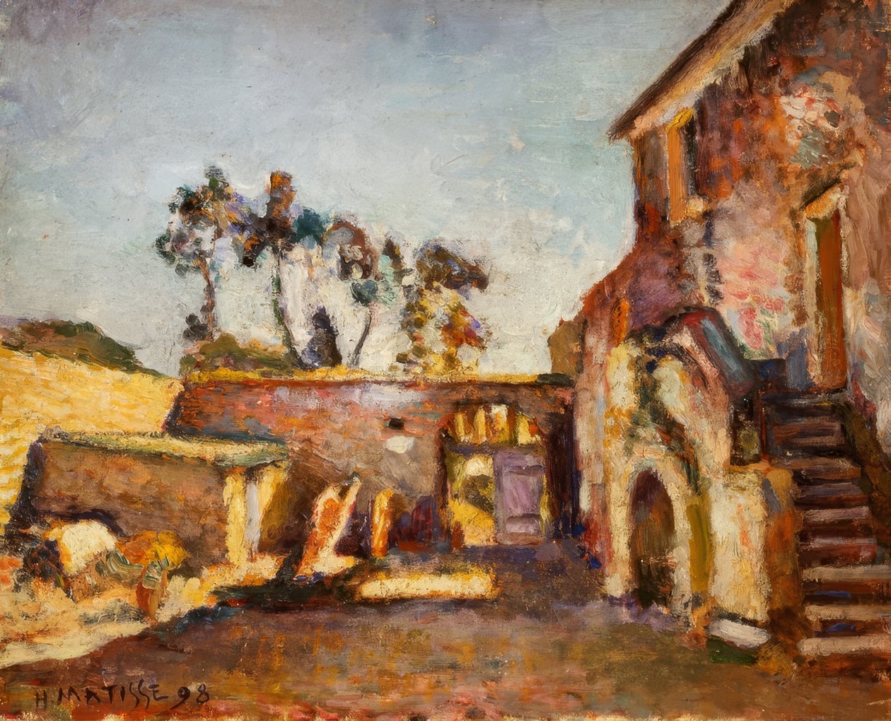 Courtyard of the Mill at Ajaccio by Henri Matisse