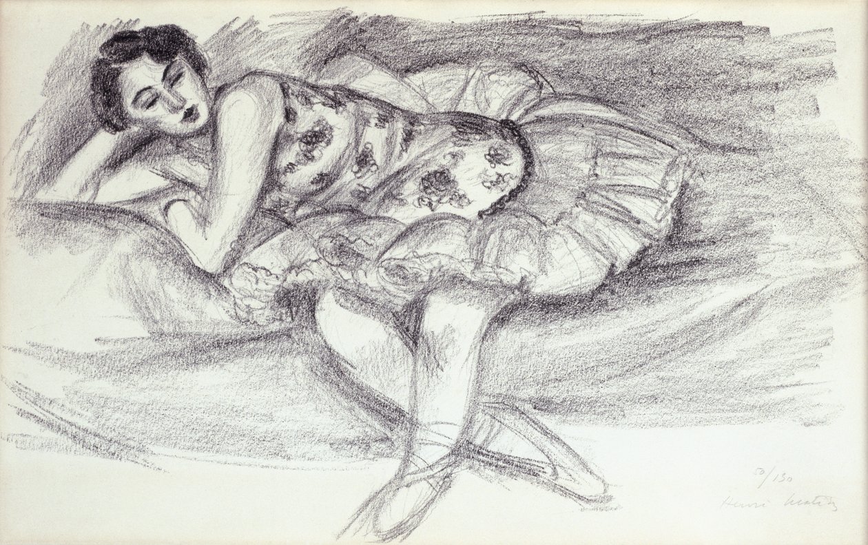 Dancer on Couch from Ten Dancers by Henri Matisse