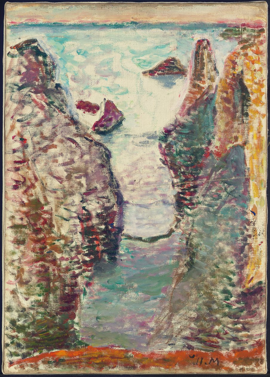Cliffs, Belle-Île by Henri Matisse
