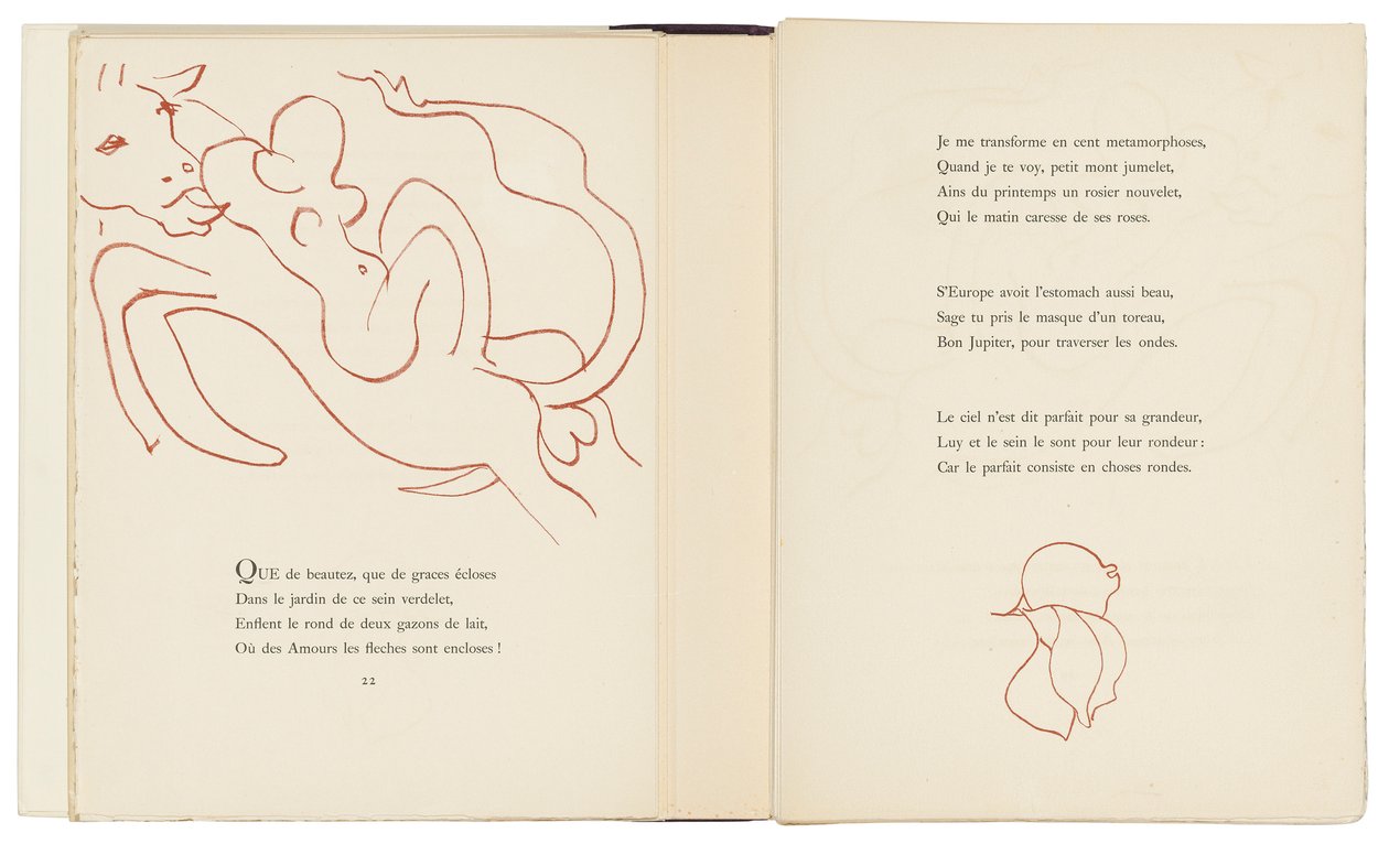 Florilège des Amours de Ronsard by Henri Matisse