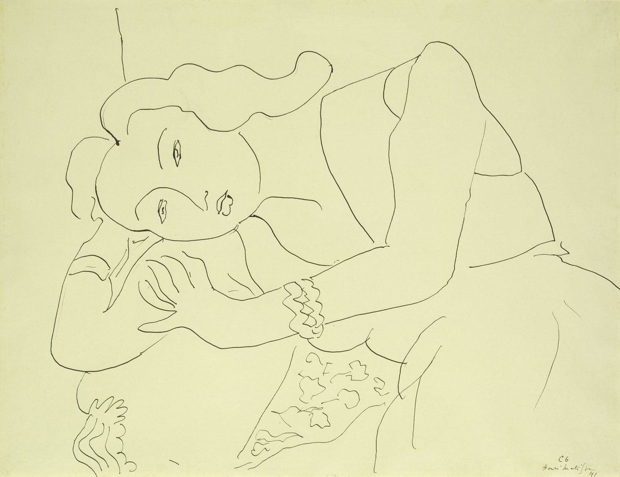 Head of a Woman by Henri Matisse