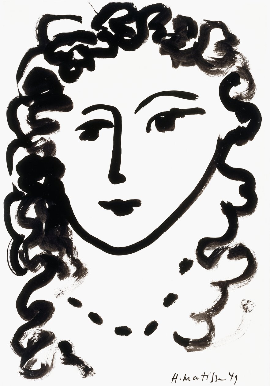 Head of a Woman by Henri Matisse