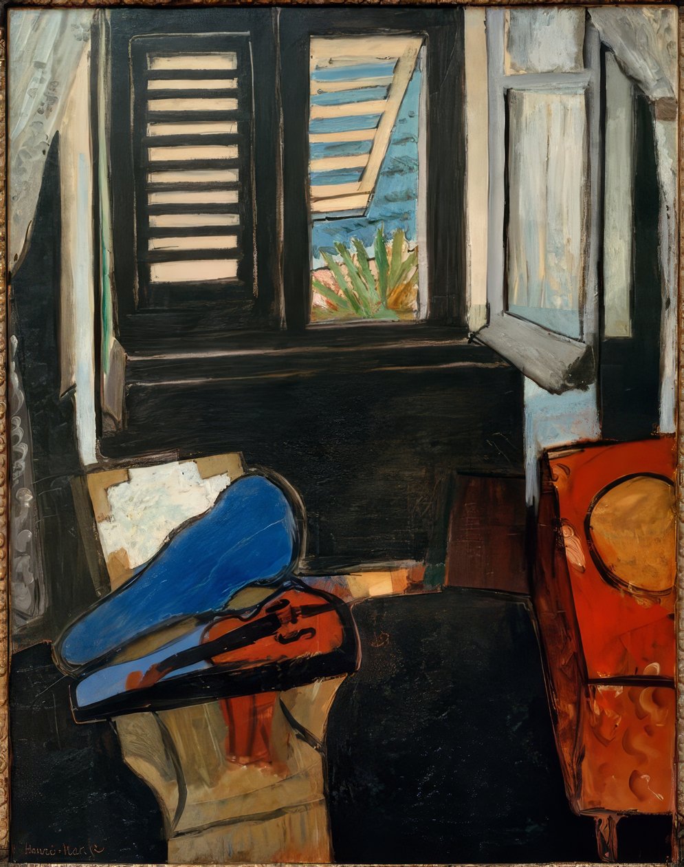 Interior with Violin by Henri Matisse