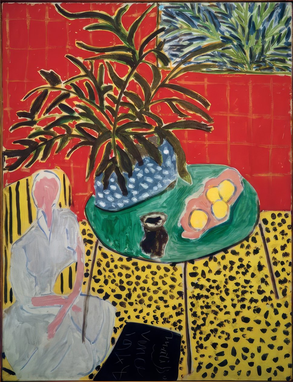 Interior with Black Fern by Henri Matisse