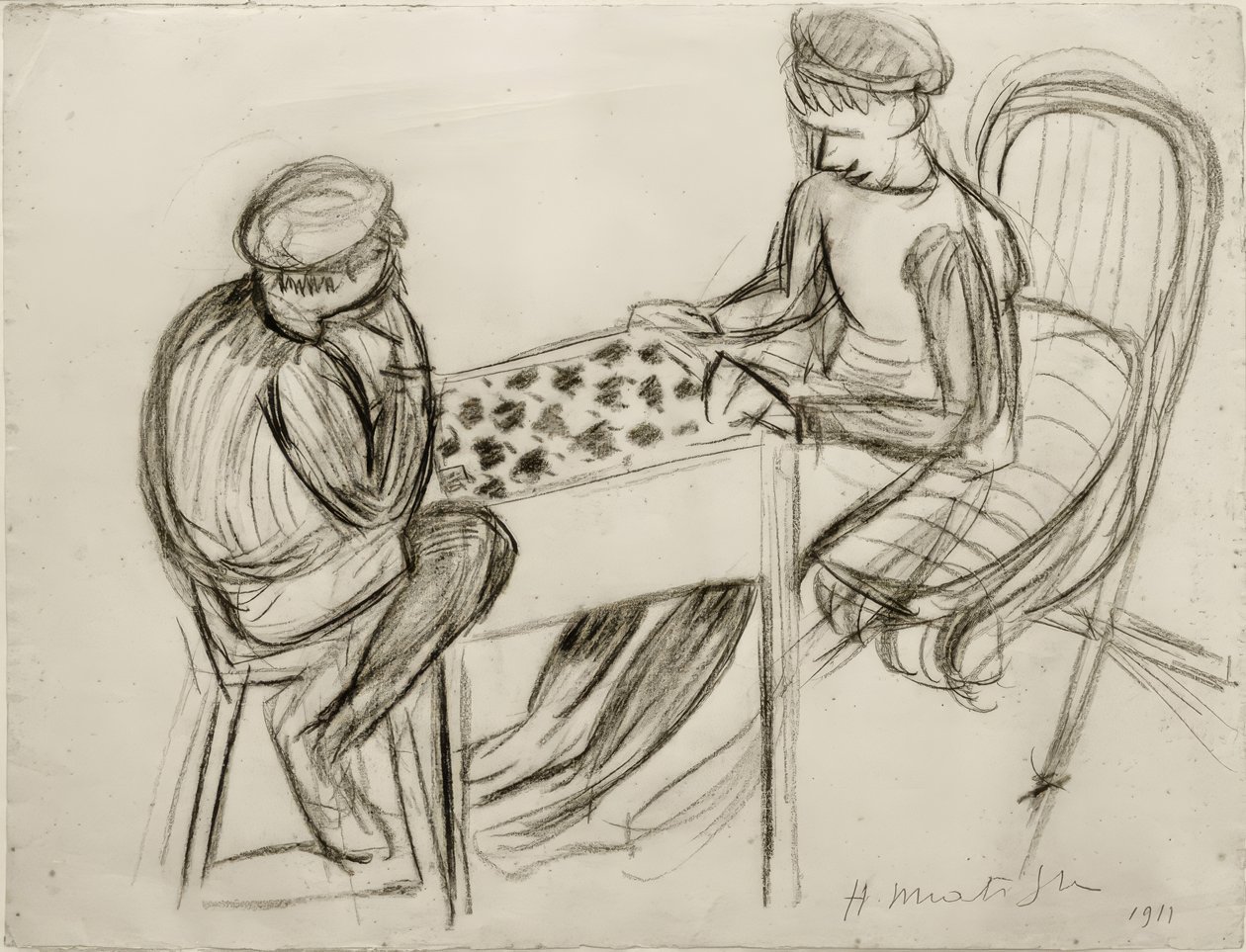 The Checkers Players by Henri Matisse