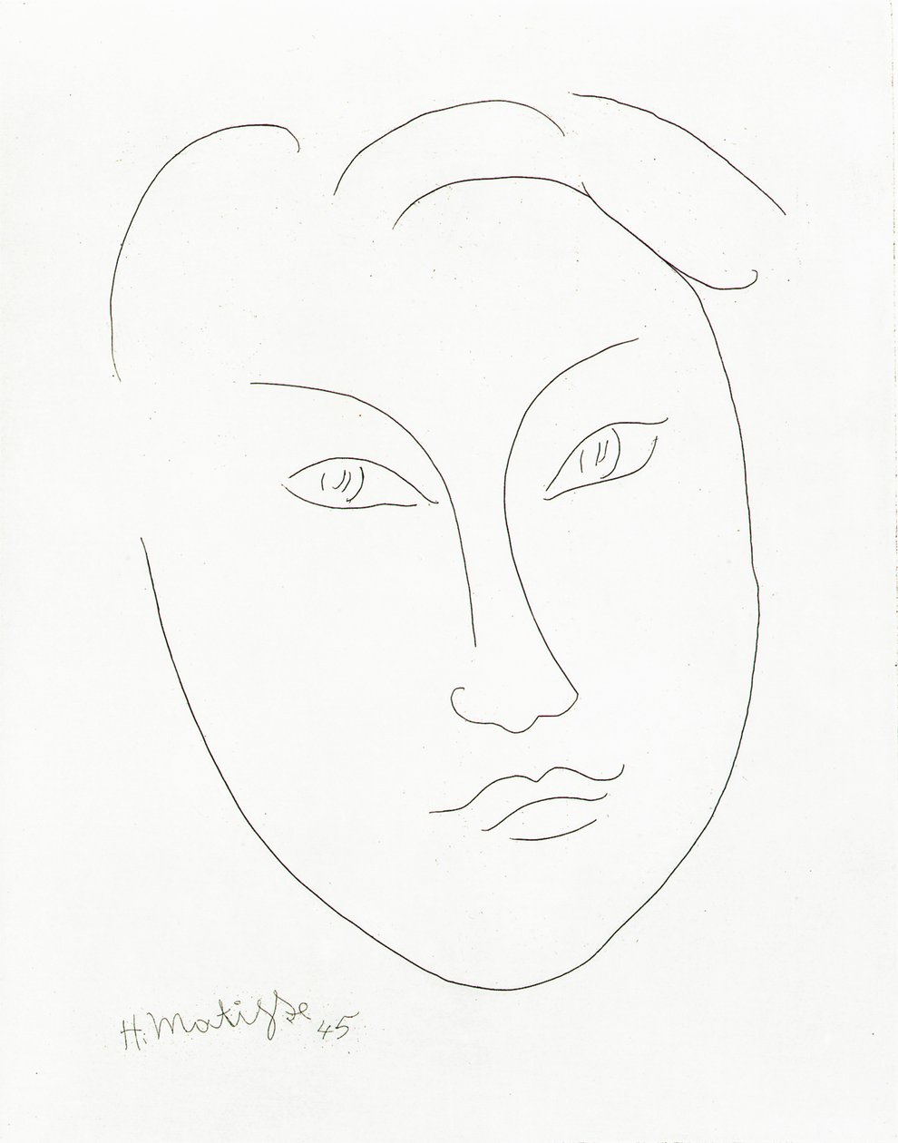 Mask of a Young Boy by Henri Matisse
