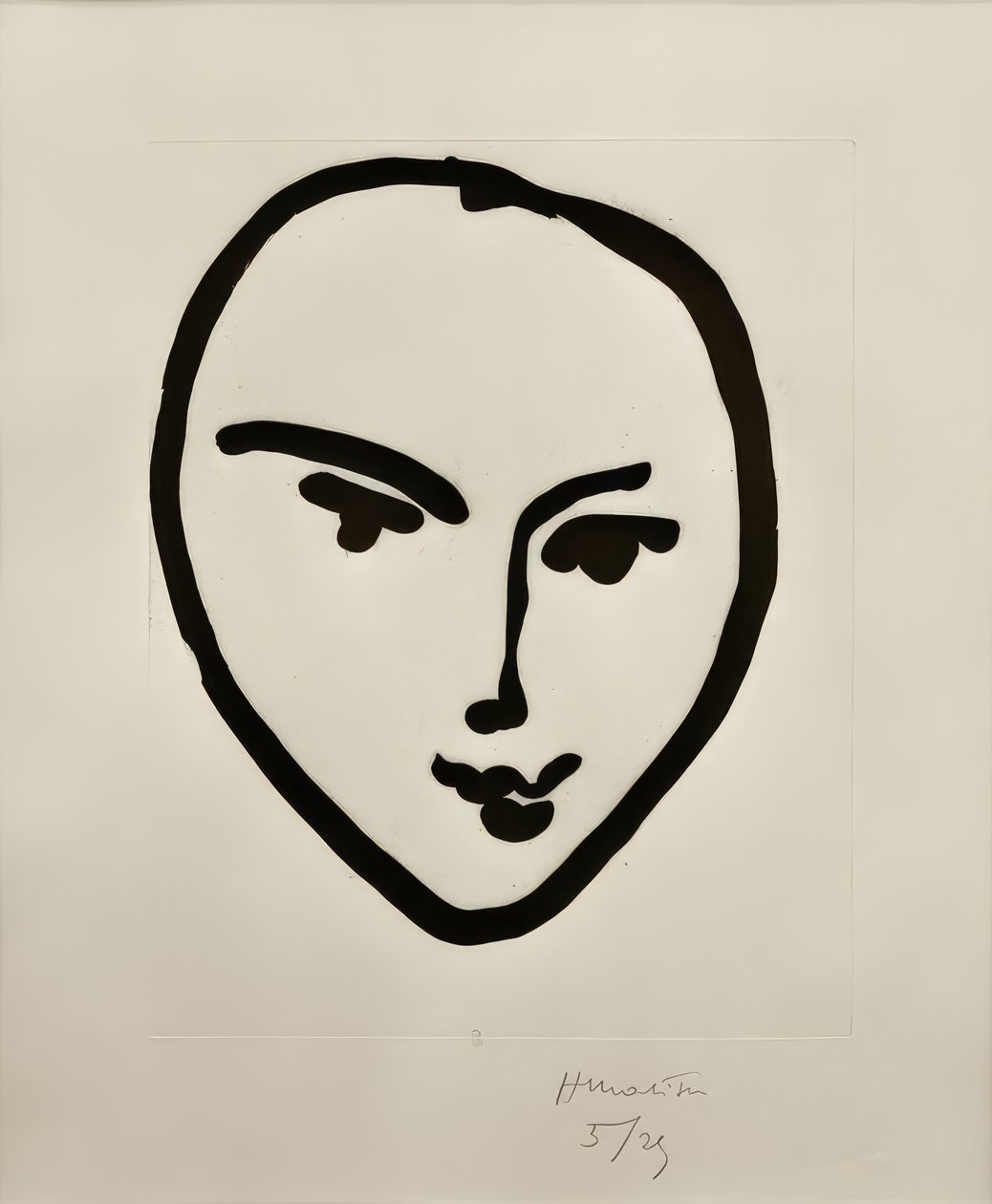 Nadia. Smiling Mask by Henri Matisse