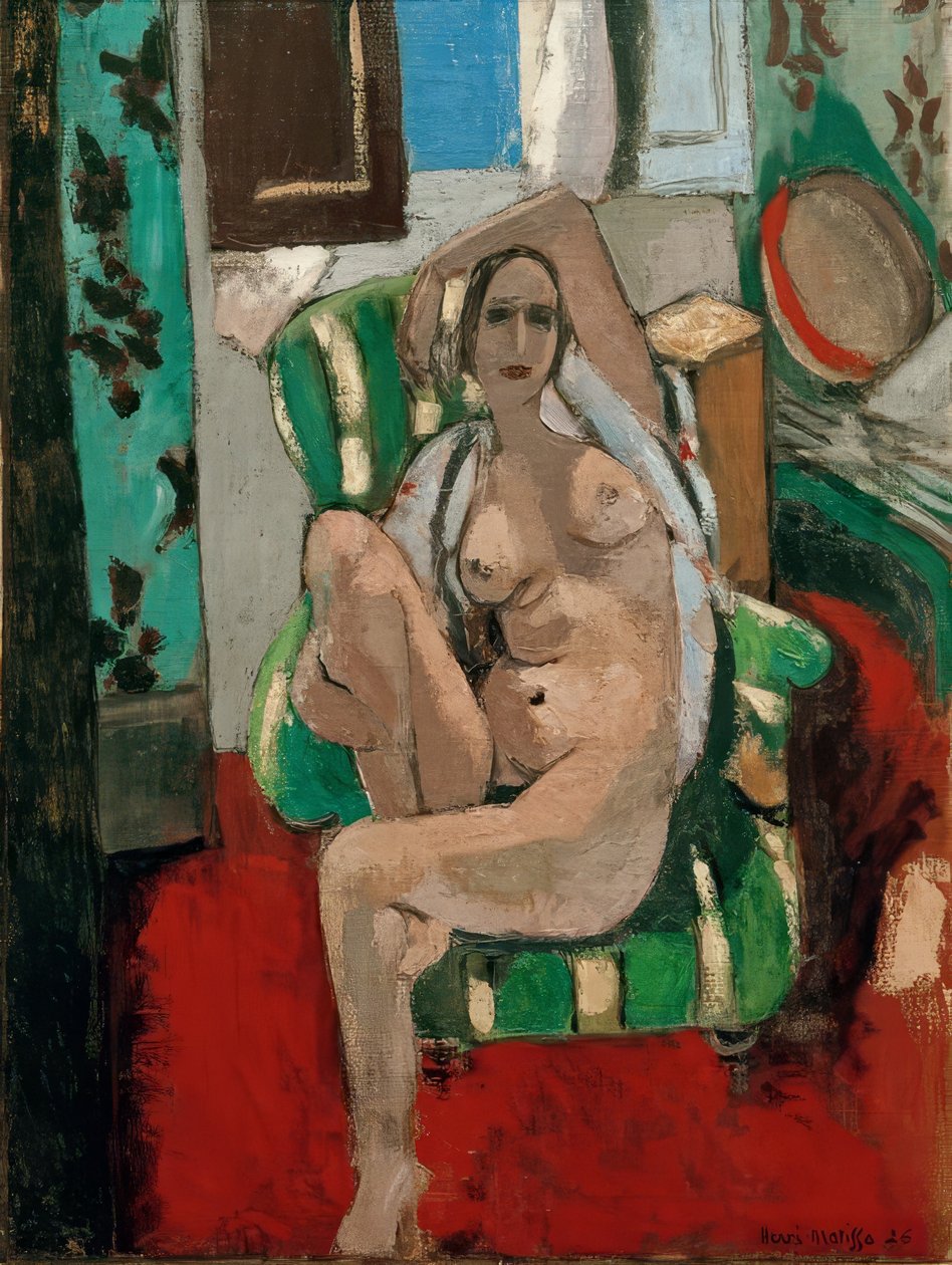 Seated Nude with Tambourine by Henri Matisse