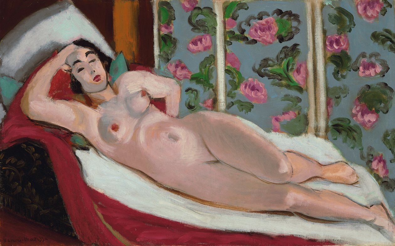 Nude on a Chaise Longue by Henri Matisse