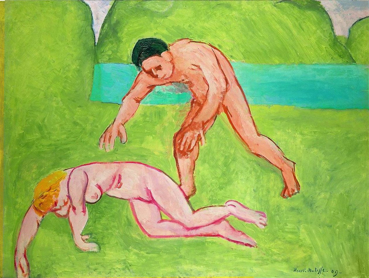 Nymph and Satyr by Henri Matisse