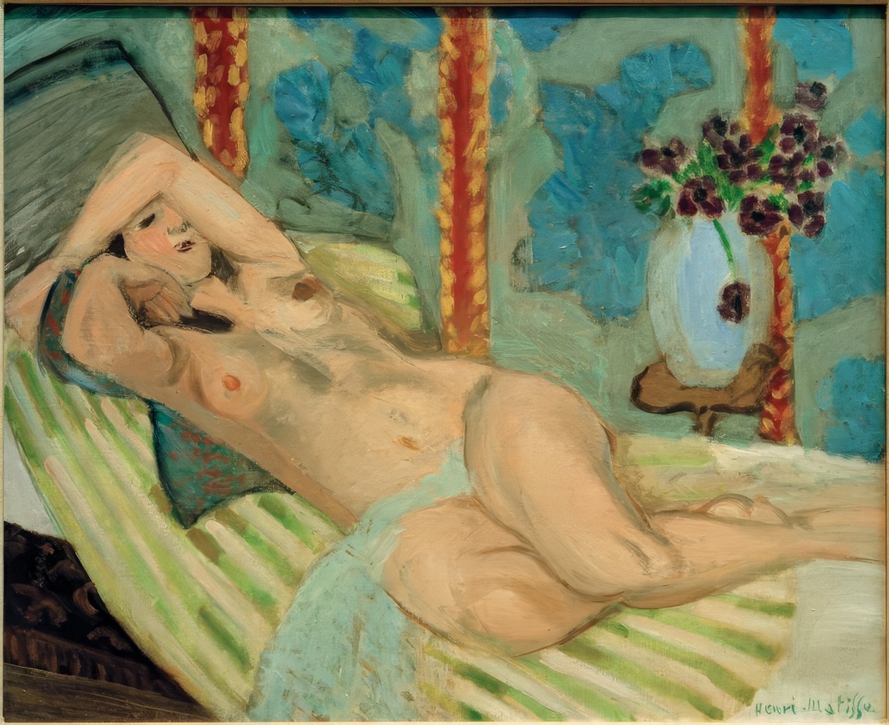 Odalisque (Nude on Blue Background) by Henri Matisse