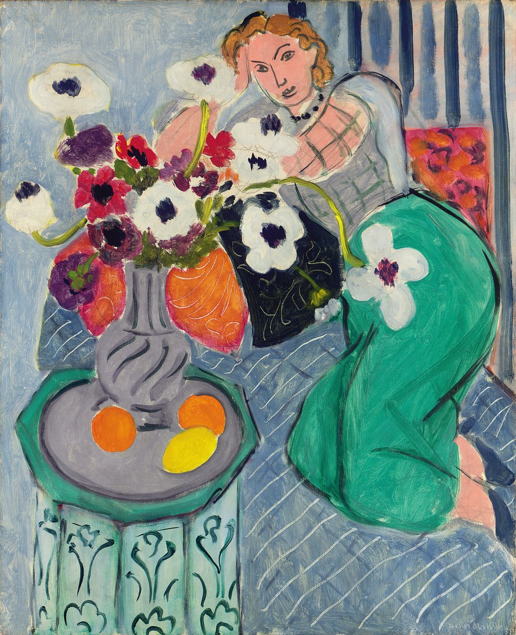 Odalisque, Blue Harmony by Henri Matisse