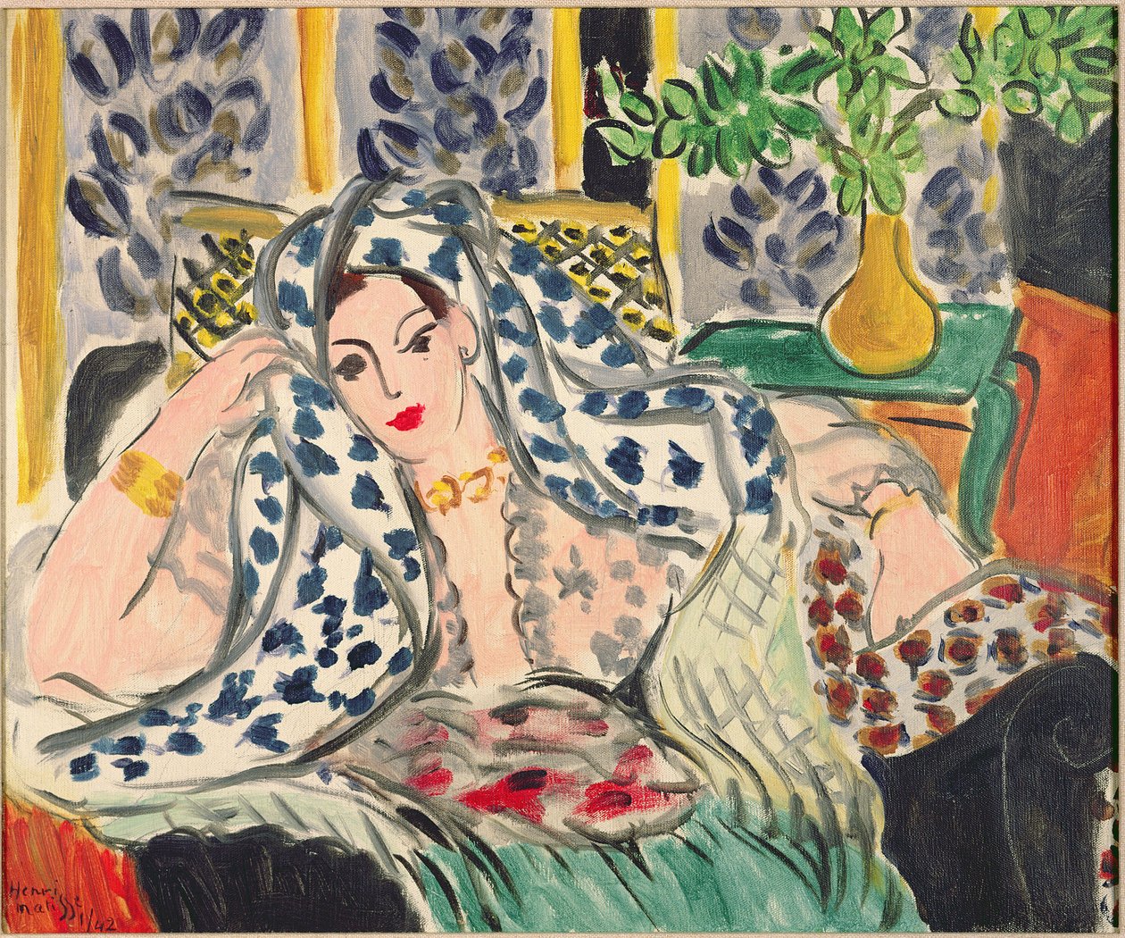 Odalisque in an Armchair by Henri Matisse