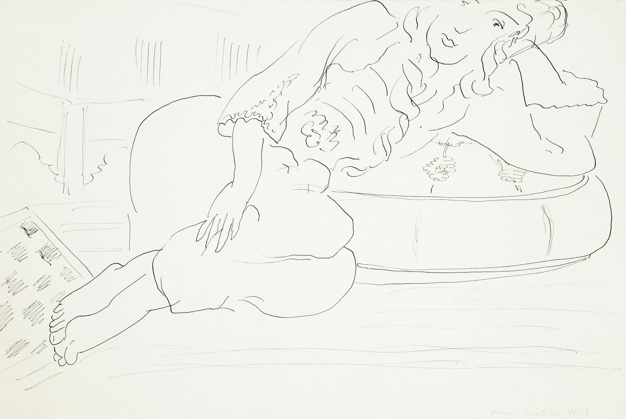 Odalisque Checkerboard, Cushion by Henri Matisse