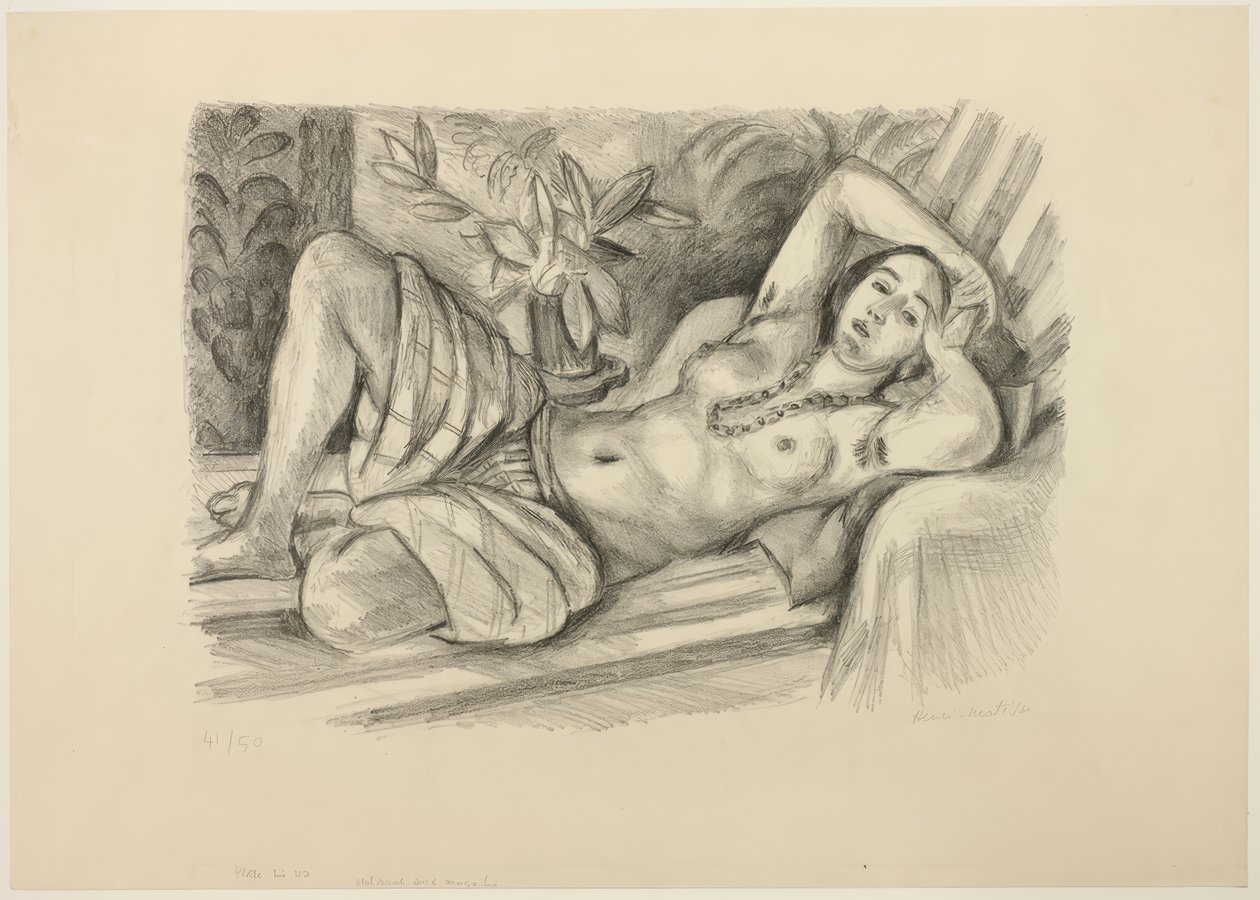 Odalisque with Magnolia by Henri Matisse