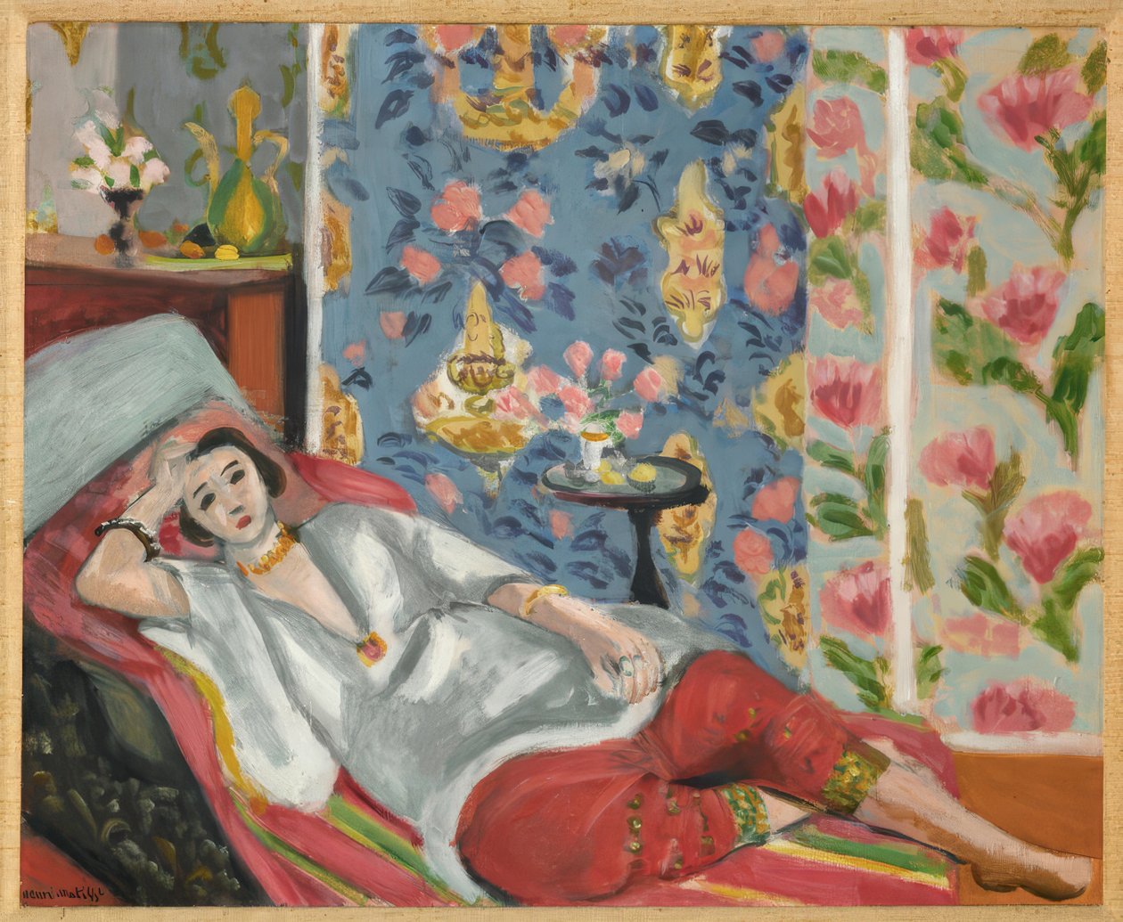 Odalisque with red trousers by Henri Matisse