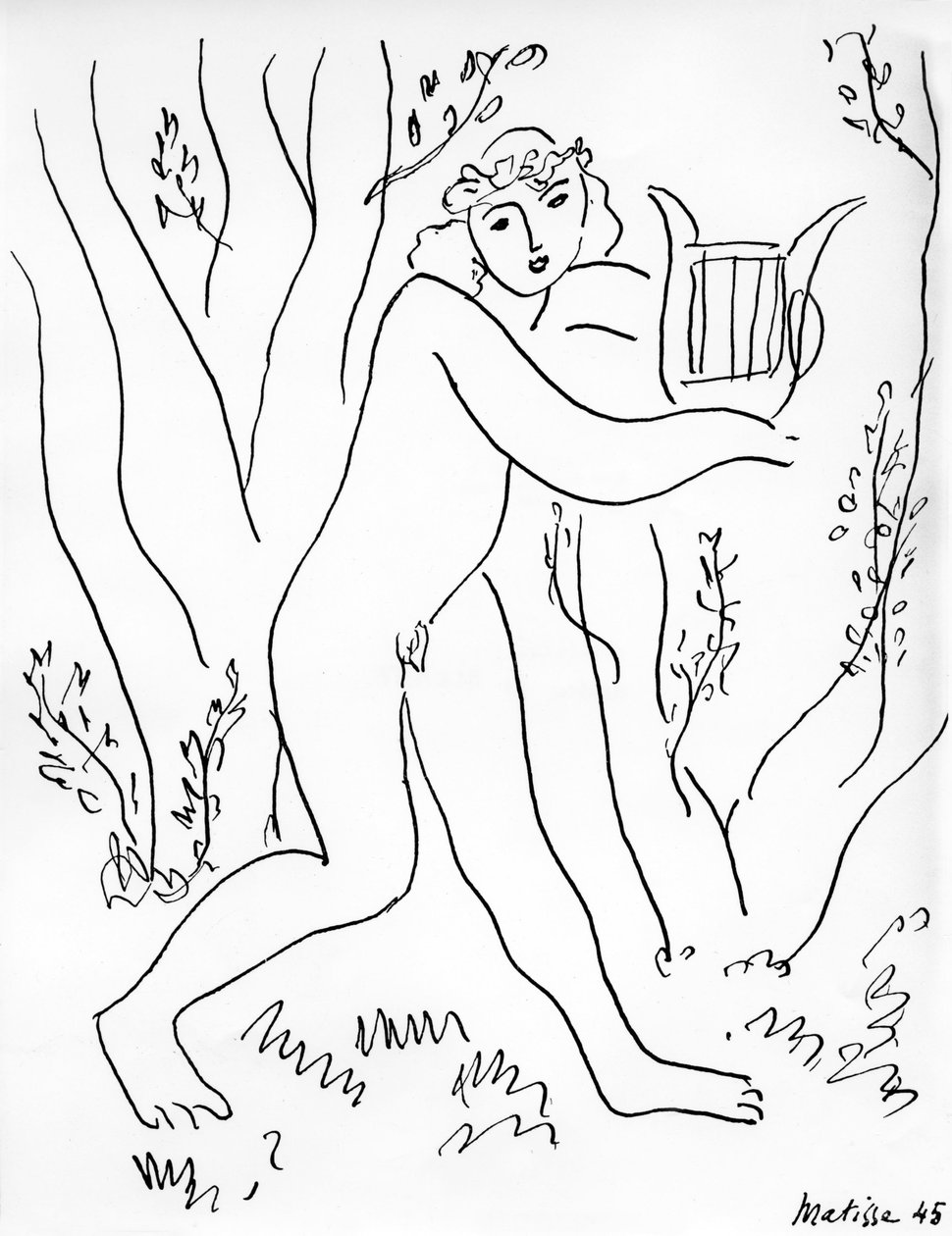 Orpheus and His Lyre by Henri Matisse