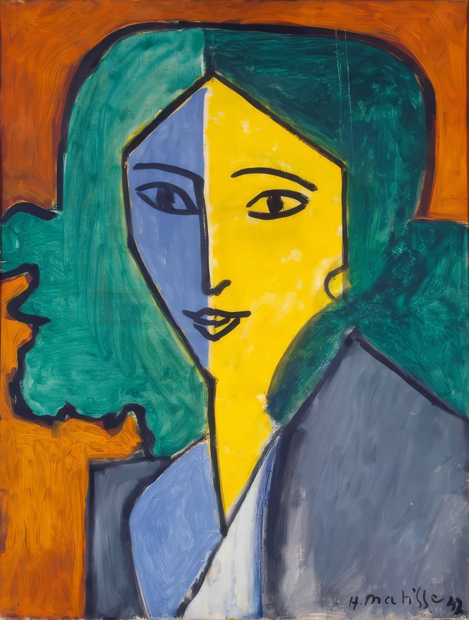 Portrait of Lydia Delectorskaya by Henri Matisse