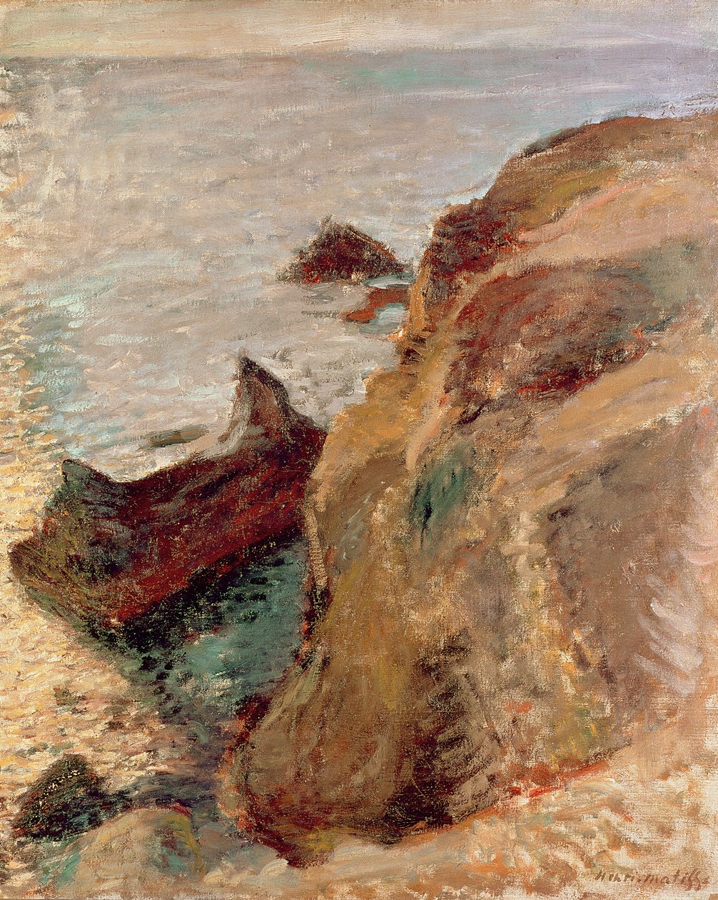 Rocks and the Sea by Henri Matisse