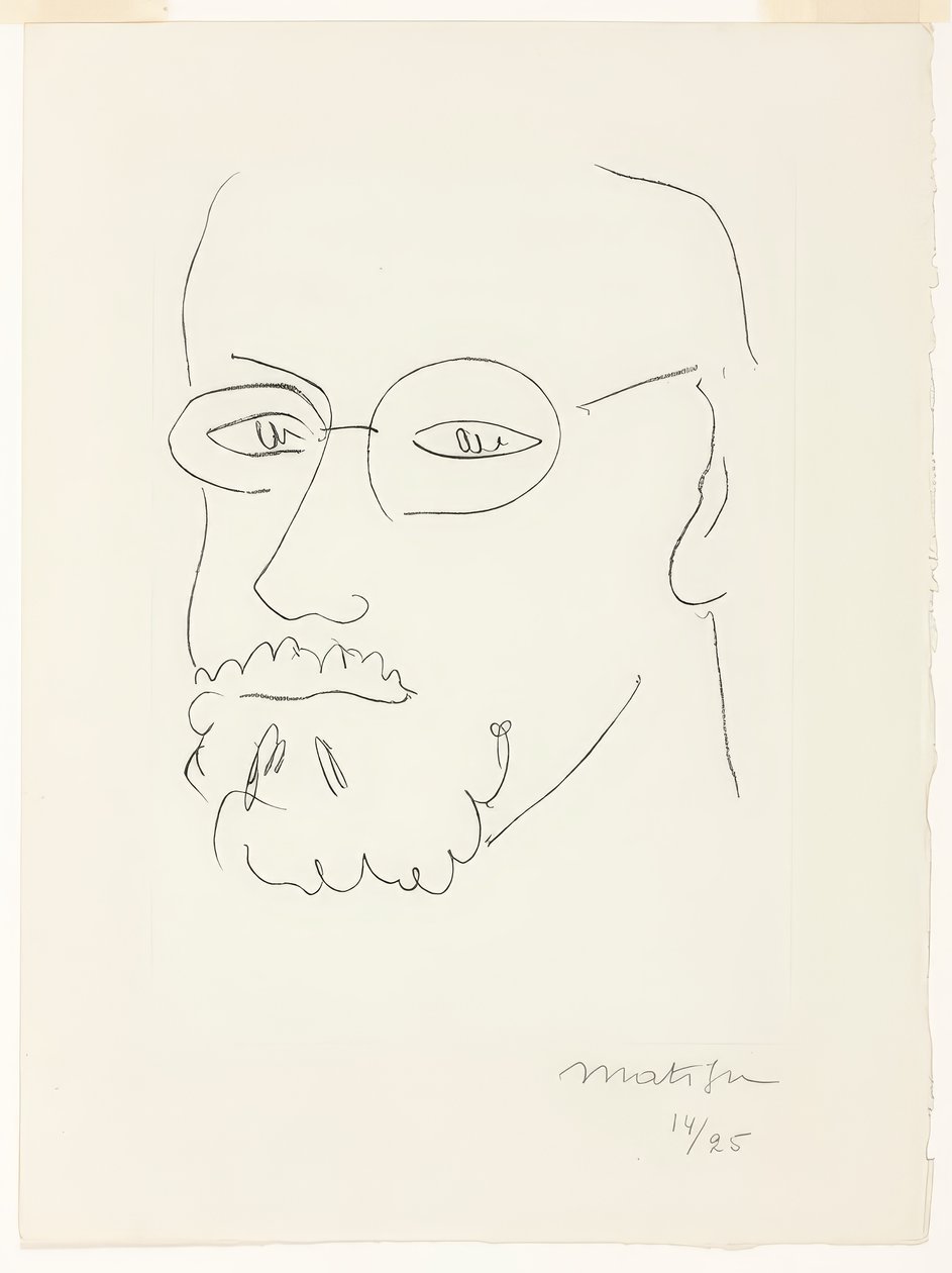 Self Portrait, Three-Quarter View by Henri Matisse