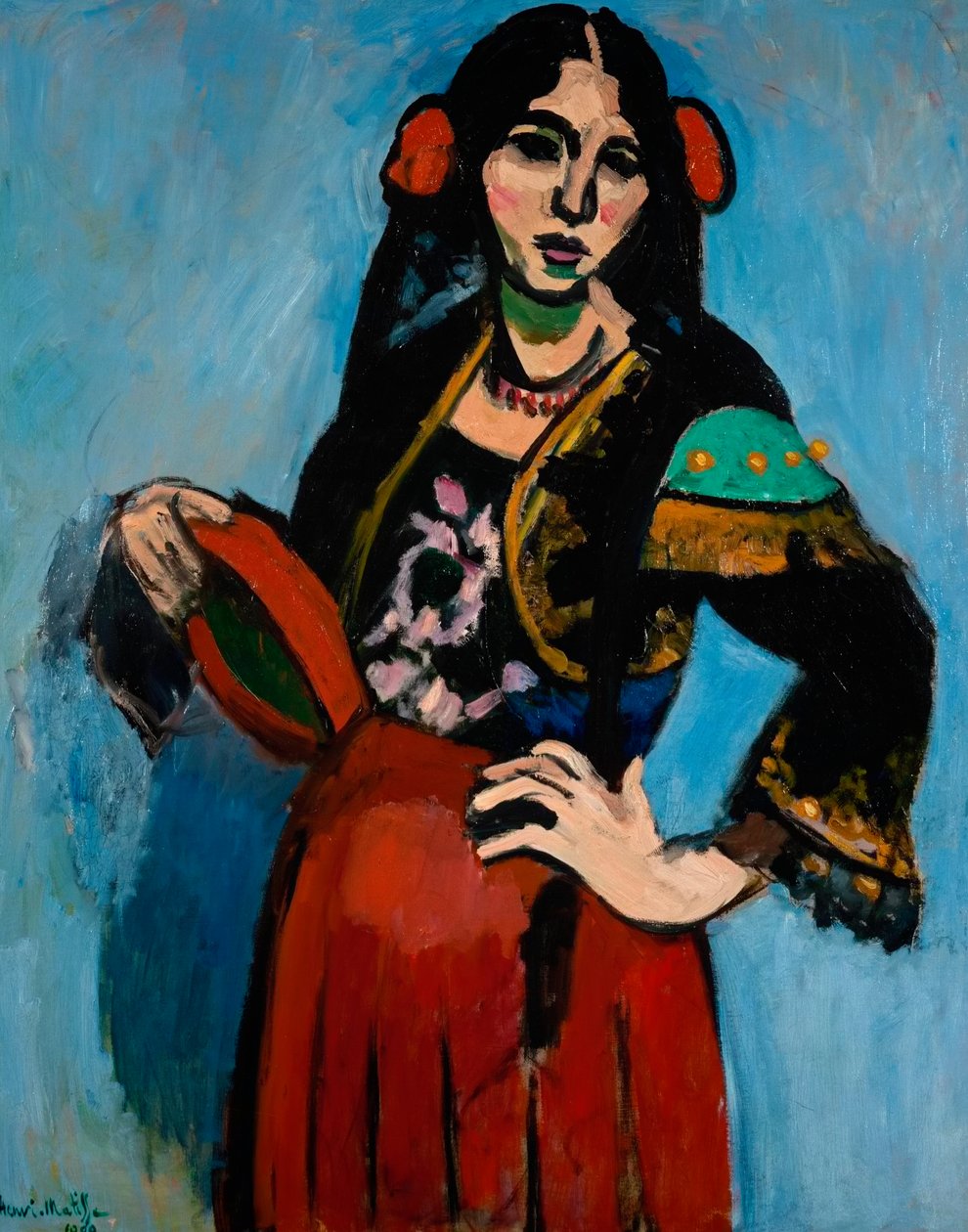 Spanish Woman with a Tambourine by Henri Matisse