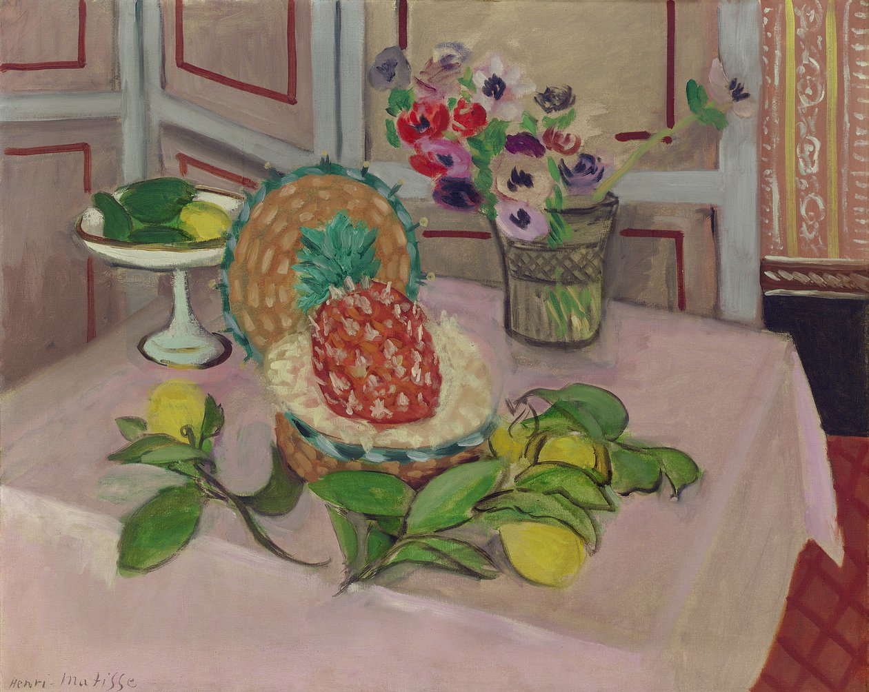 Still Life: Pineapple and Lemons by Henri Matisse
