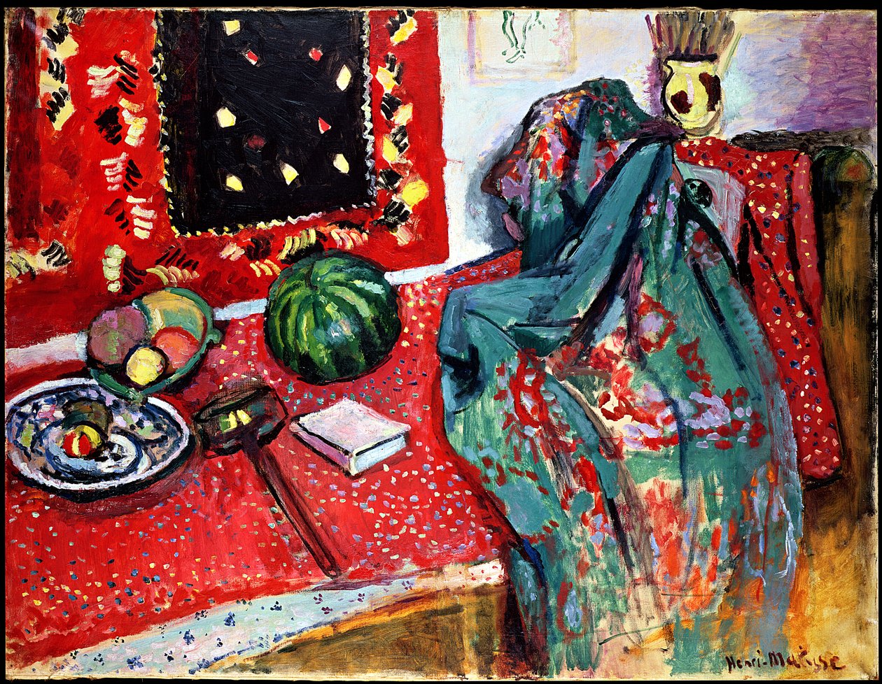 Still Life with a Red Rug by Henri Matisse