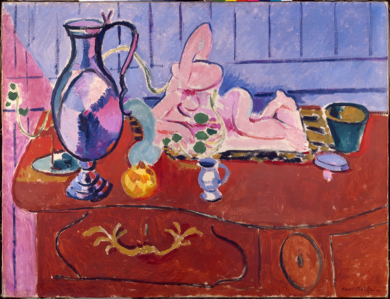 Still Life with Tin Jug by Henri Matisse