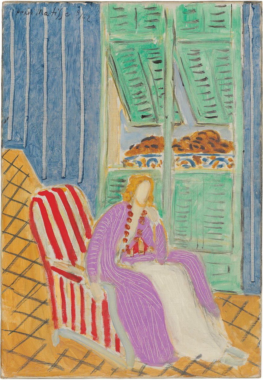 The Purple Dress by Henri Matisse