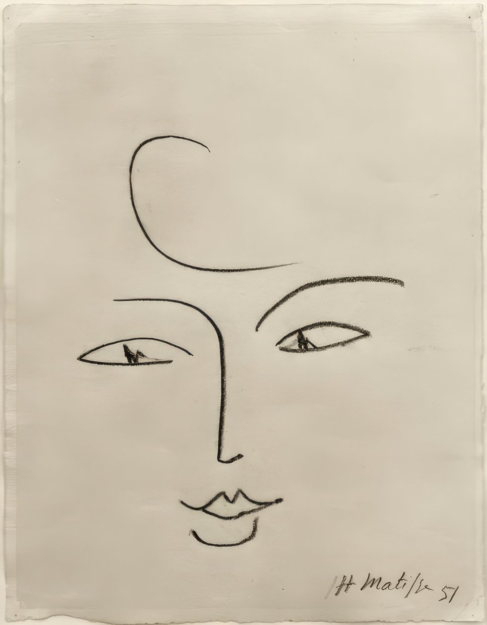 Face by Henri Matisse
