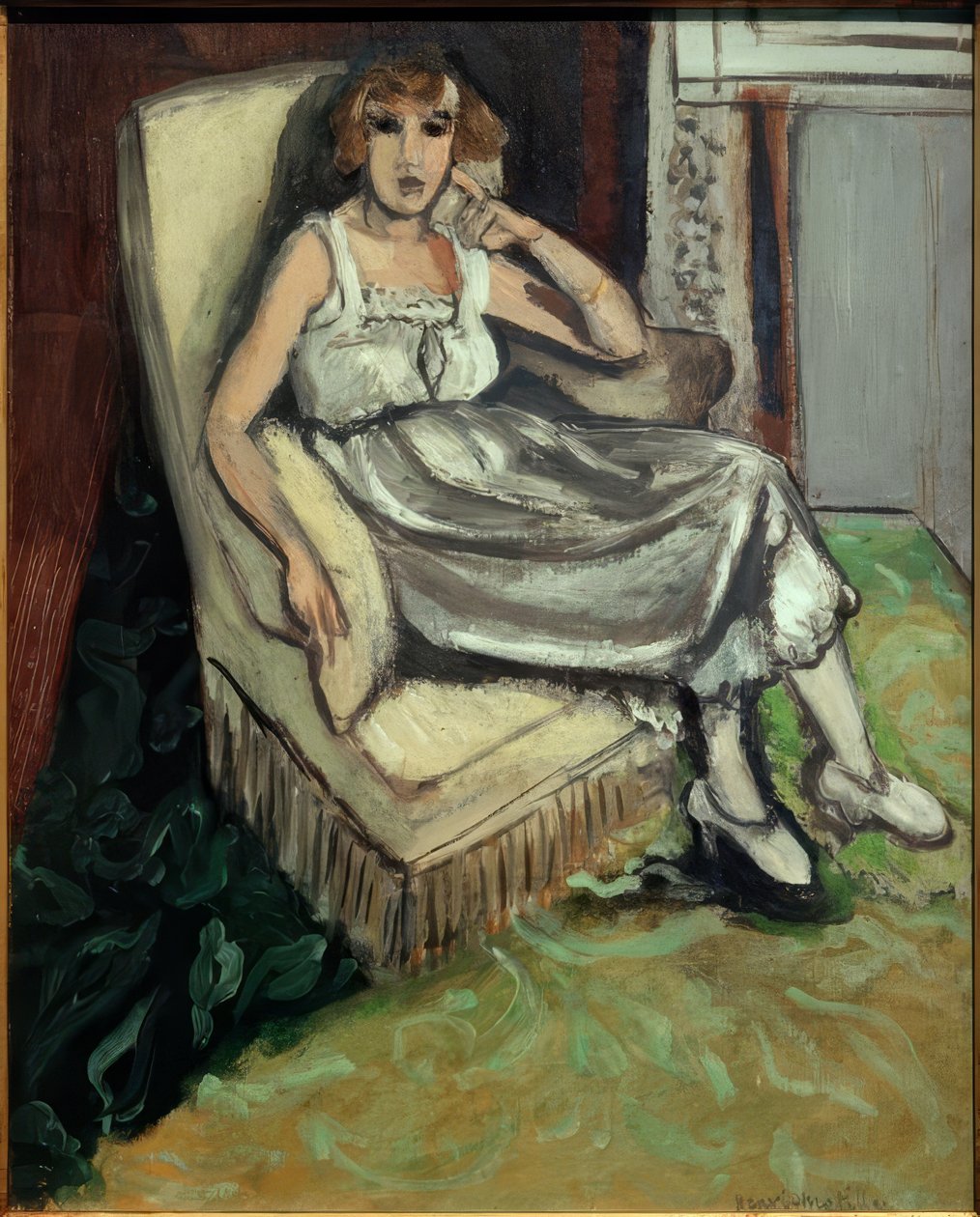 Woman in an Armchair by Henri Matisse