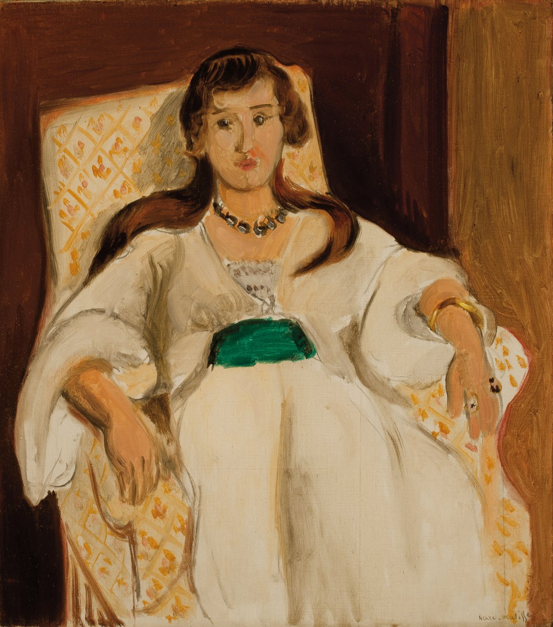 Woman in an Armchair by Henri Matisse