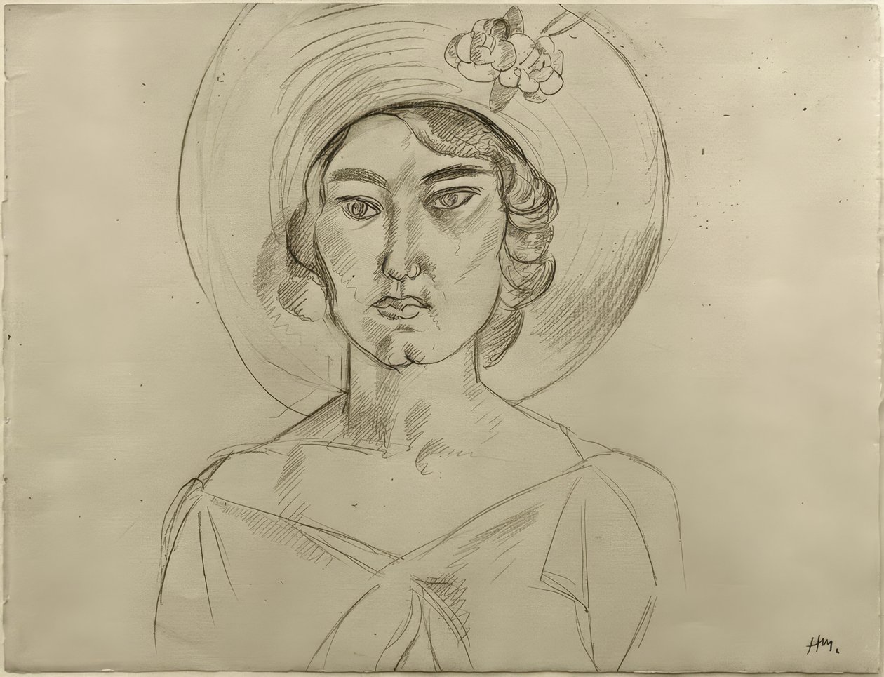 Woman with Hat by Henri Matisse