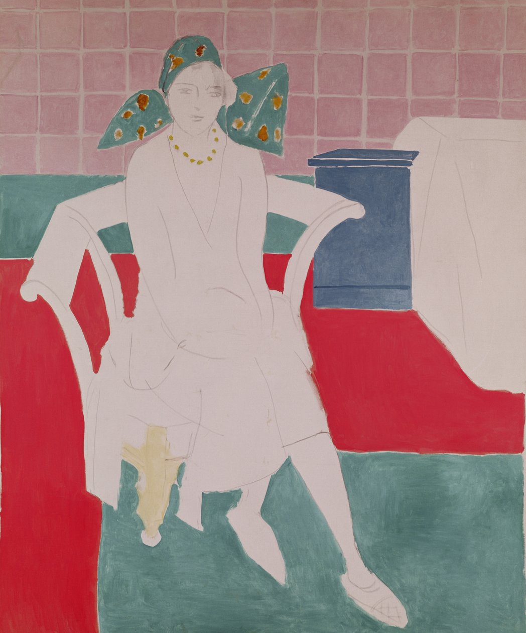 Woman with a Madras Hat by Henri Matisse